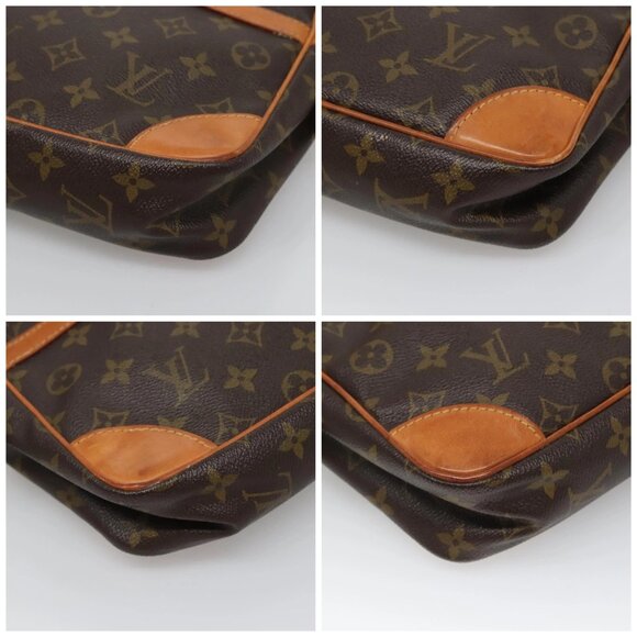 LOUIS VUITTON Monogram Compiegne 28 Clutch Bag M51845 LV Auth 124471 - Picture 14 of 16